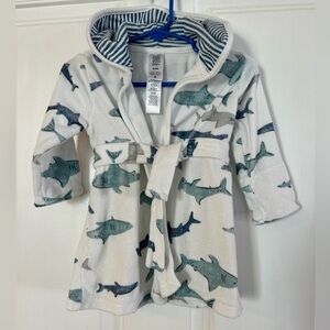 Shark Hooded Swim Coverup/Bathrobe